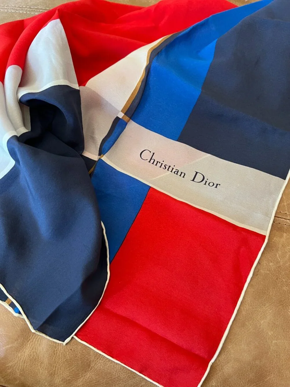 Rare Vintage Christian Dior Silk Scarf